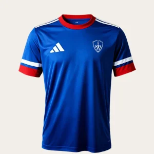 Maillot pré match Bleu et Rouge enfant