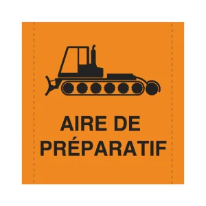 Bannière en treillis PVC Aire de préparatif