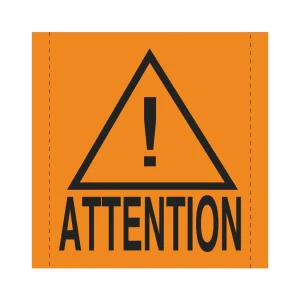 Bannière en treillis PVC Attention