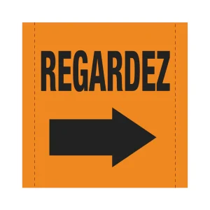 02-0023-FR.jpgv1745535813 Bannière en treillis PVC Regardez (Droite)