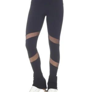 Legging Supplex® avec insertion résille #6804