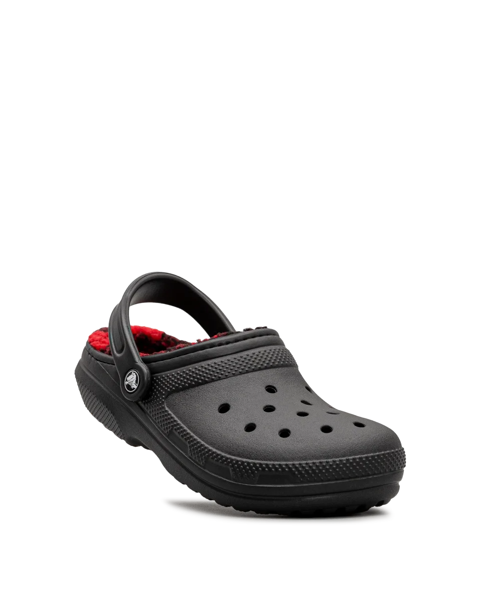 Buffalo check lined clog - Noir - #85P-03