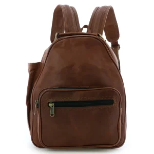 Sac a dos cuir - Tan - #90A-30