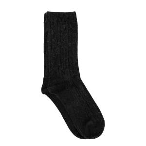 Bas femme 40% laine - Noir - #91B-20