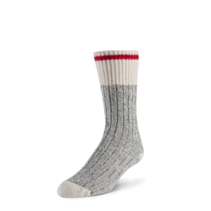 Bas laine adulte os  - Gris pale - #91B-27