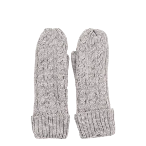 Mitaine tricot doublé - Gris - #91Z-18