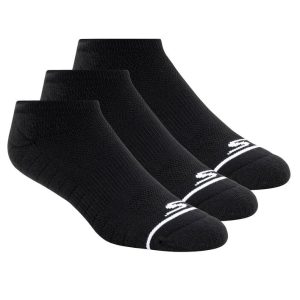 Mens 3pk no show  - Noir - #92B-100