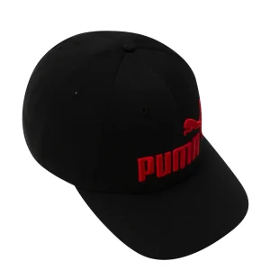 Luke stretch fit cap  - Rouge&noir - #92C-06