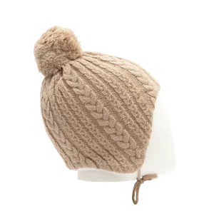 Chapeau doublé 4 7 ans  - Rose pale - #97P-29