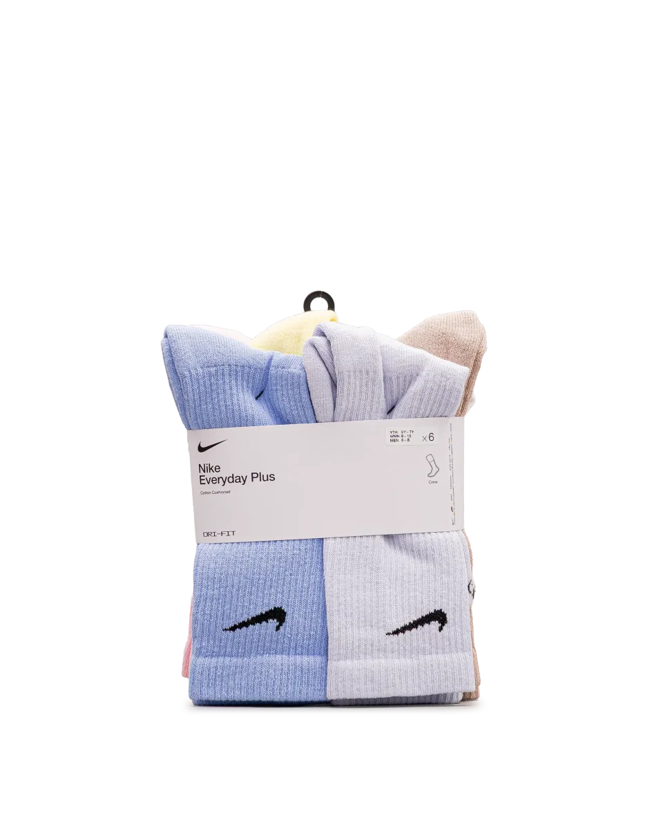 Unisex training socks 6pk - Rose pale - #98B-15