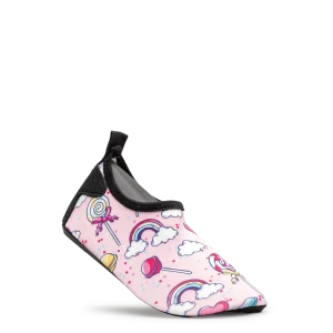 Soulier d'eau enfants  - Blanc&rose - #98E-201