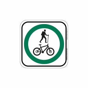 Panneau Sentier partagé vélo et piéton