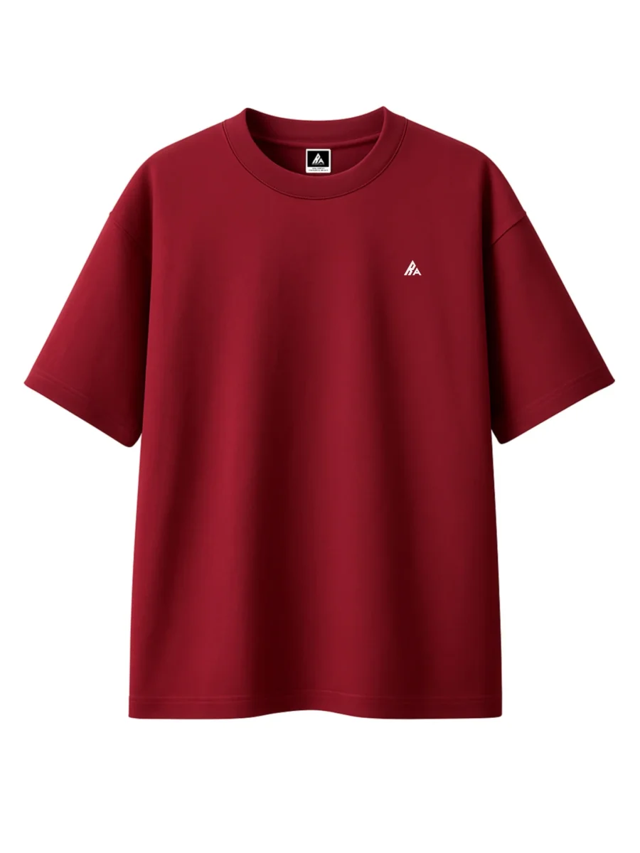 T-shirt Minimaliste Brodé 100% Coton – Design Randonnée (F) - Image 3