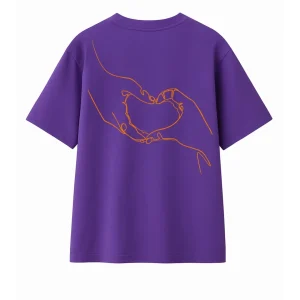 T-Shirt Main dans le coeur