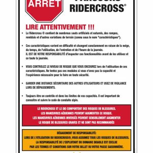 Panneau Ridercross
