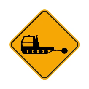 Panneau Présence de machinerie lourde #4004