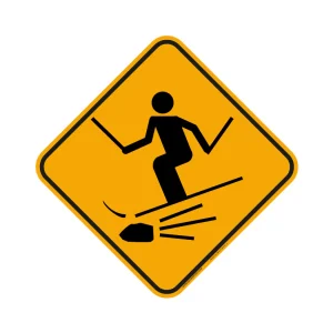 Panneau Présence de roches