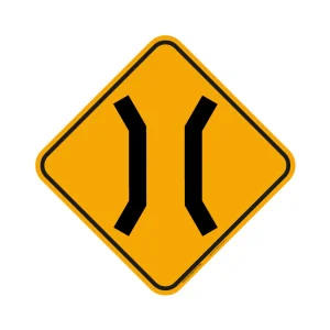 Panneau Rétrécissement de voie