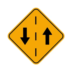 Panneau Voies en sens inverse #4027