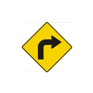 Panneau virage a droite