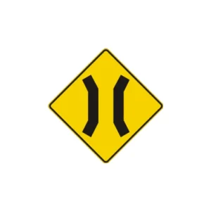 Panneau passage étroit