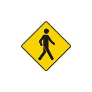 Panneau signal avancé de passage pour piétons