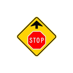 Panneau signal avancé de stop