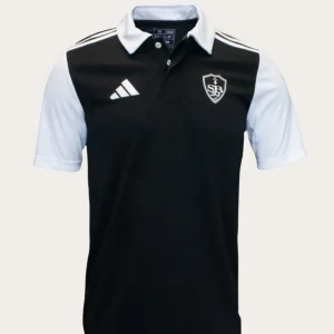 Polo Noir et blanc adulte