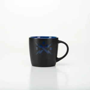 Mug satiné Noir et Bleu TDB
