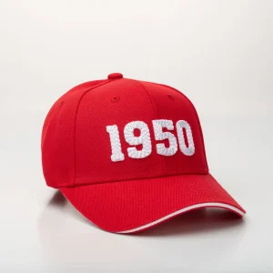 Casquette Rouge Logo 1950 Brodé
