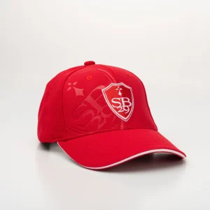 Casquette rouge logo Thermoformé