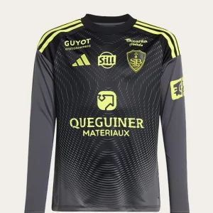 Maillot Gardien manches longues Gris et vert enfant 2526