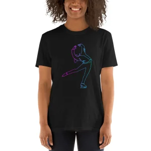 T-shirt Patin à Glace  Pirouette Cambrée Néon