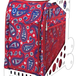 Sac Intérieur Zuca Paisley In Red